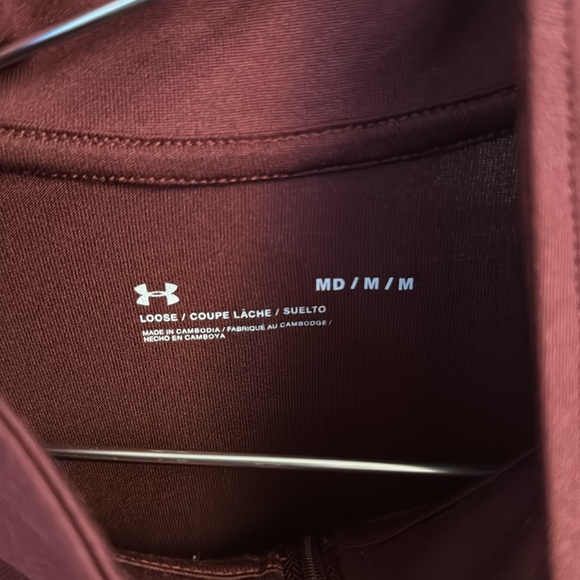 UNDER ARMOUR NAVY MEN DRI-FIT QUARTER ZIP - Picture 2 of 5